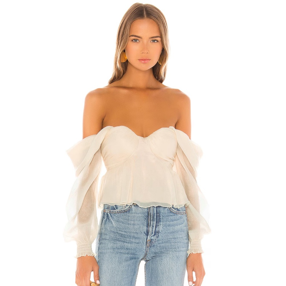 House of Harlow off shoulder shirt
